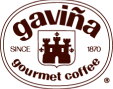 Gavina gourmet coffee logo