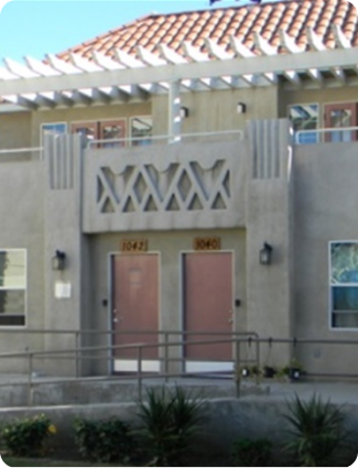 front doors of a two story building